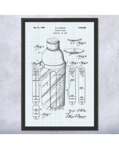 Cocktail Shaker Drink Mixer Framed Print