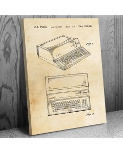Apple III Computer Patent Canvas Print