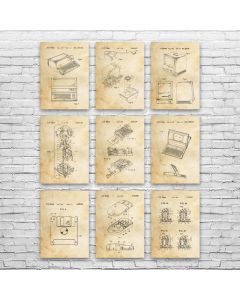 Computer Patent Posters Set of 9