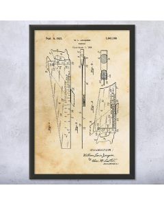 Handsaw Framed Patent Print