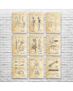 Handyman Patent Posters Set of 9