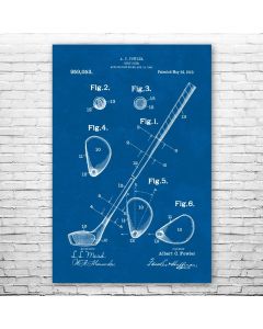 Golf Club Poster Print