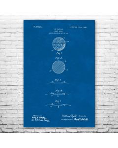 Golf Ball Poster Print