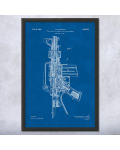 M16 Rifle Patent Framed Print