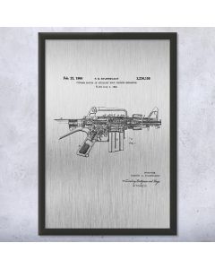 M16 Rifle Framed Print