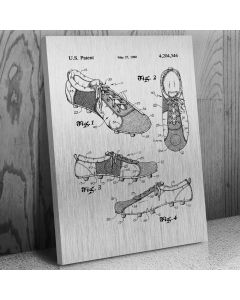 Soccer Shoe Patent Canvas Print