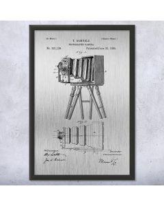 Vintage Camera Patent Framed Print