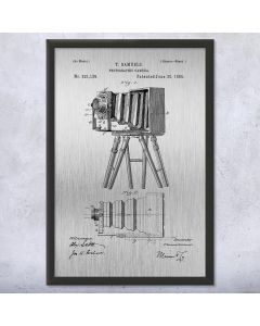 Vintage Camera Patent Print