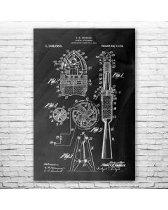 Rocket Patent Print Poster