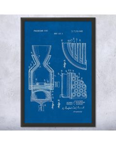 Rocket Engine Cooling System Framed Print