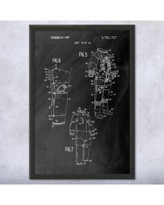 Space Suit Lining Patent Framed Print