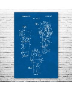 Space Suit Lining Poster Print