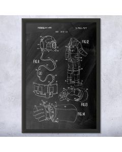 Space Suit Gloves Patent Framed Print