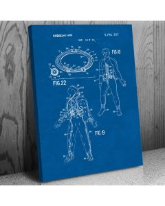 Apollo Astronaut Space Suit Life Support System Canvas Patent Art Print Gift