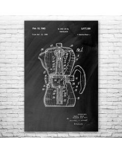 Coffee Percolator Poster Patent Print