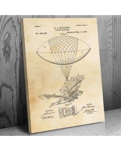 Flying Machine Patent Canvas Print