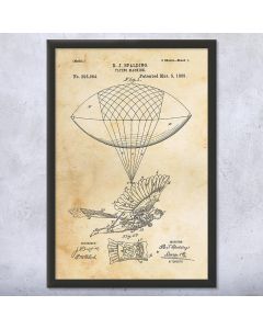 Flying Machine Framed Patent Print