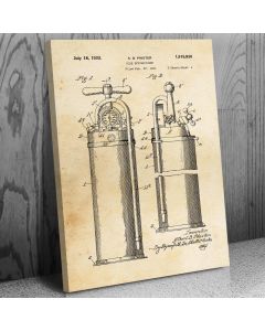 Fire Extinguisher 1933 Canvas Patent Art Print Gift