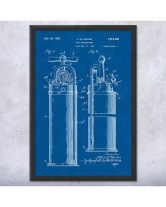 Fire Extinguisher Patent Framed Print