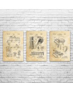Piano Posters Set of 3
