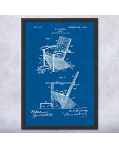 Adirondack Chair Patent Framed Print