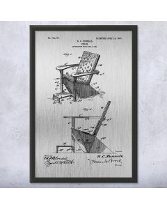 Adirondack Chair Framed Patent Print
