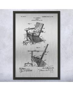 Adirondack Chair Framed Print