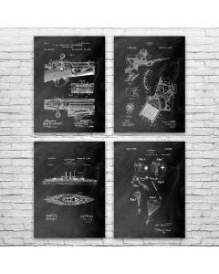 WW1 Patent Posters Set of 4