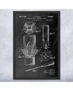 Phillips Head Screwdriver Framed Patent Print