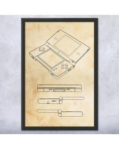 Nintendo DS Video Game System Framed Print