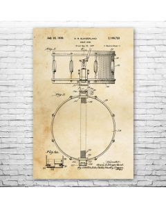 Snare Drum Poster Print