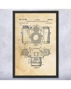 Camera With Coupled Exposure Meter Framed Print