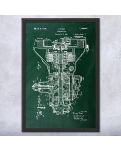 Henry Ford Transmission Framed Patent Print