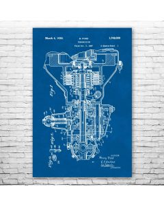 Henry Ford Transmission Patent Print Poster