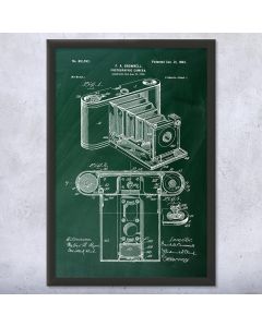 Pocket Camera Patent Framed Print