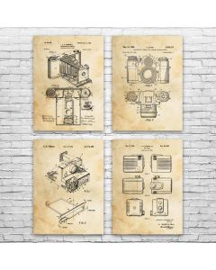 Camera Patent Posters Set of 4