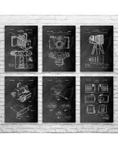 Camera Patent Posters Set of 6