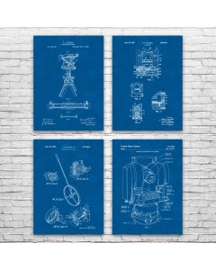 Surveying Patent Posters Set of 4
