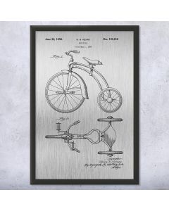 Tricycle Patent Framed Print