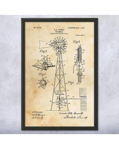 Windmill Framed Print