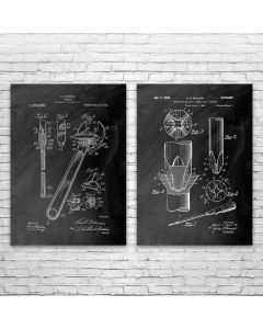 Handyman Tools Patent Prints Set of 2