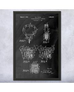 Handcuffs Framed Patent Print