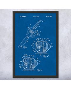 Fishing Reel Patent Framed Print