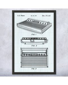 Atari 2600 Console Patent Framed Print