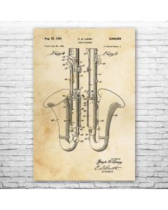 Bass Clarinet Poster Print