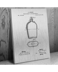 Cork Bottle Flask Canvas Print