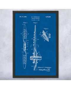 Airplane Propeller Patent Framed Print