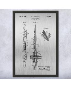 Airplane Propeller Framed Patent Print