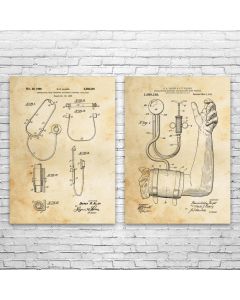Doctors Office Patent Prints Set of 2