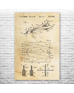 Paper Airplane Poster Print